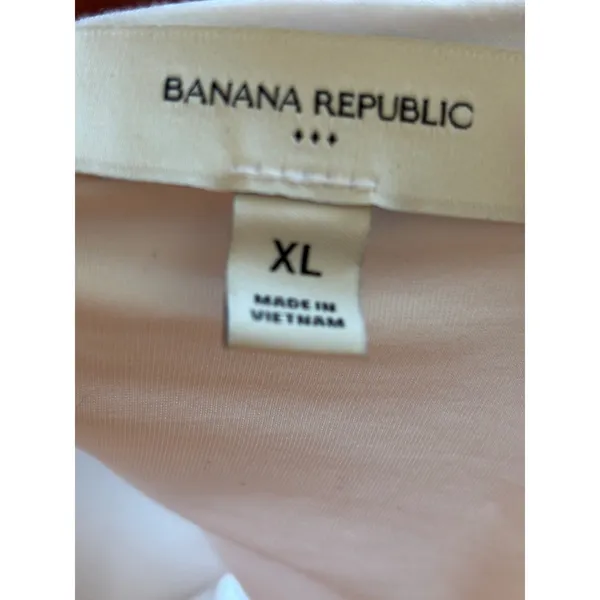 Banana Republic‎ White Halter Twist Neck Draped Tank Top XL New NWT 711001-01-1 - Image 6