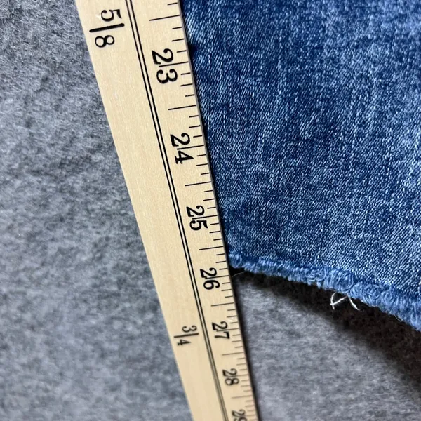 Gap Denim Favorite Jegging‎ Medium Wash Skinny Jeans Raw Hem Size 28 Regular - Image 3