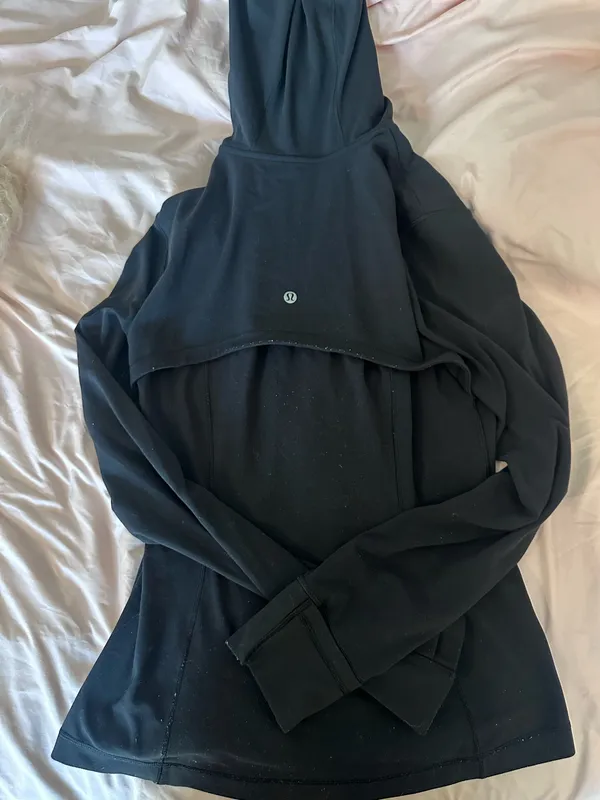 Lululemon define jacket black hooded size 8  - Image 4