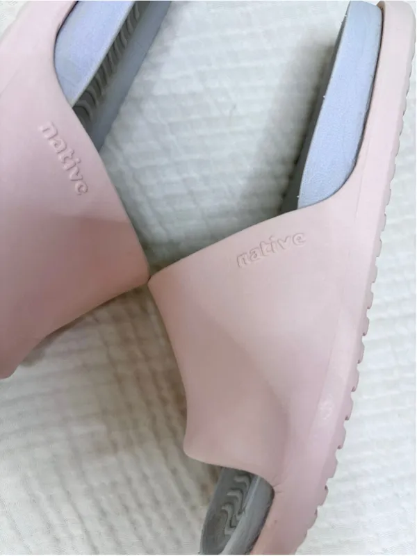 Women’s Native Shoes Pink Slides Sandals size 10 Spencer style - Image 8