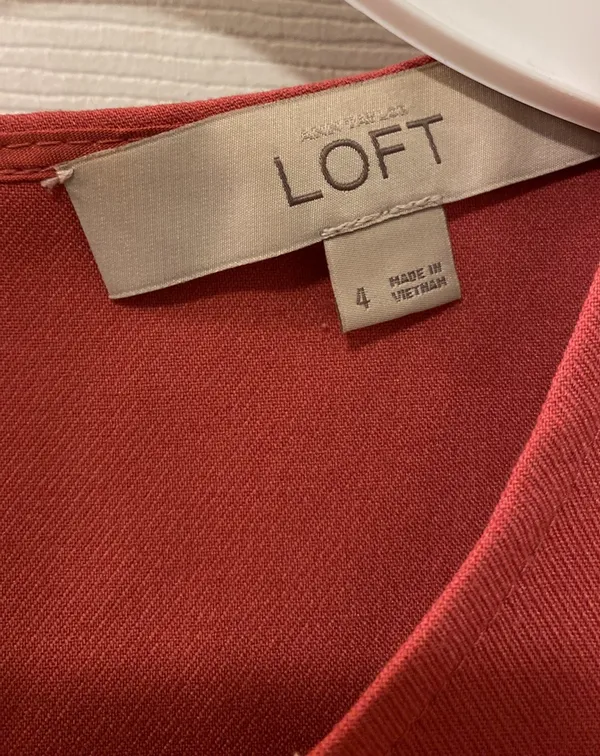 Loft Flutter Sleeve A-Line Dress - Image 4