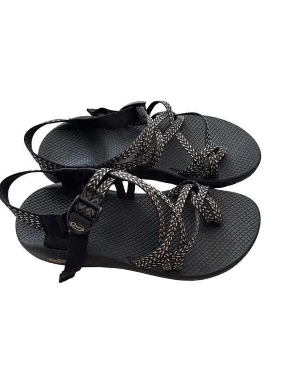 Chacos ZX/2 Dual Adjustable Straps Classic Sandal Black White Women Size 10 - Image 5