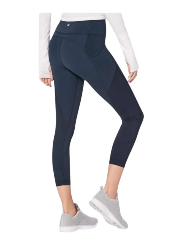 Lululemon ☀︎︎ All The Right Places Hi Waist 23” Crop II Yoga Pant ☀︎︎ Navy 6 - Image 5