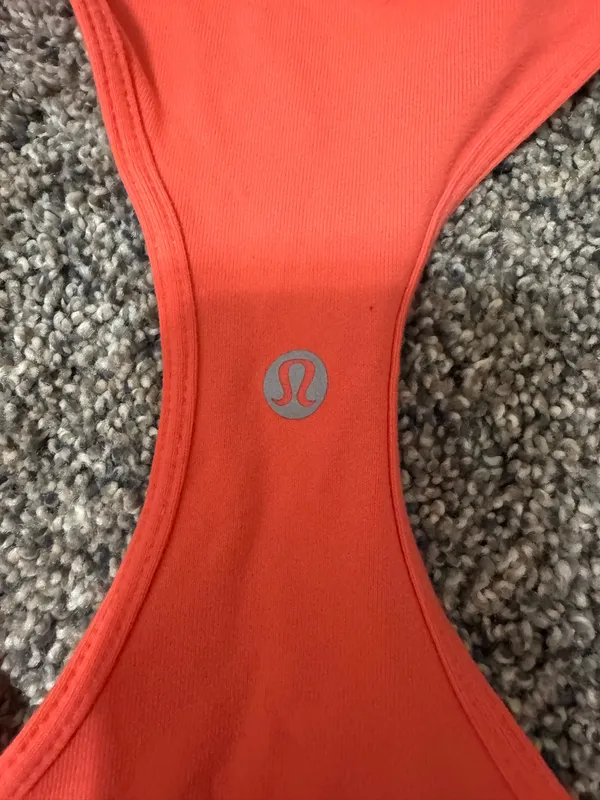 Lululemon Cool Racerback Tank 6 Orange - Image 3