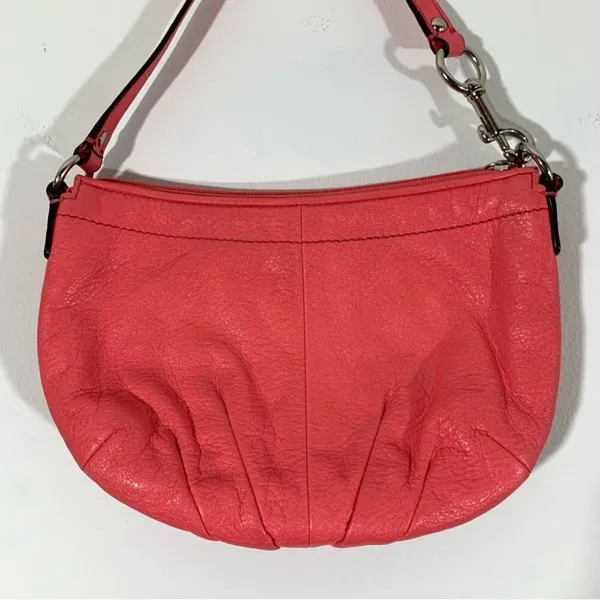Coach Hand Painted Hearts Pink Shoulder Bag - Image 12