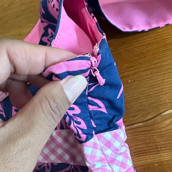 Lilly Pulitzer Pink and Navy Pineapple Tank Top - Image 11