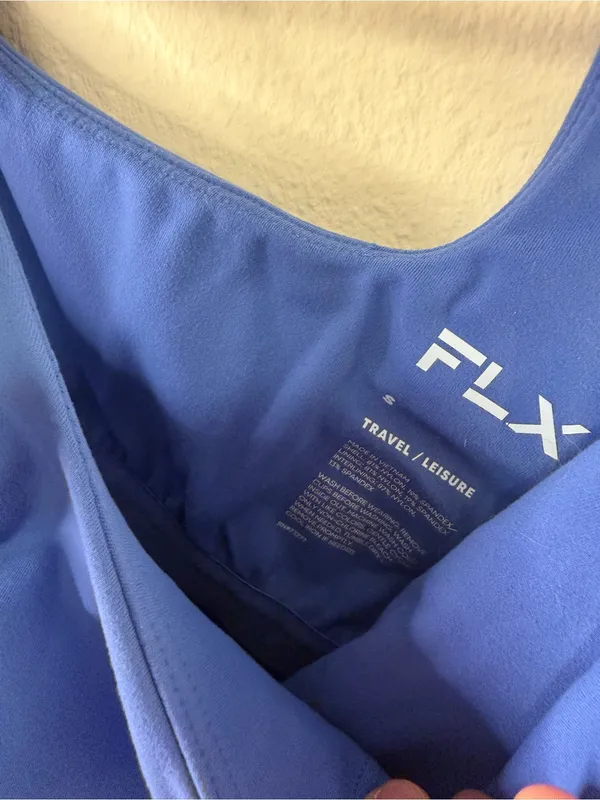 Women's Square Neck Tank Top in Blue - Image 3