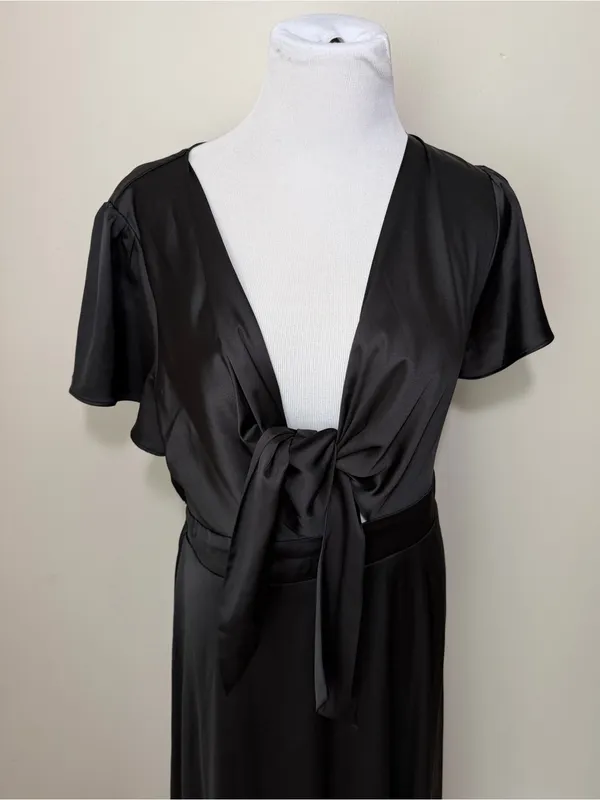 Baltic Born Poppy Satin Midi Dress - Image 3