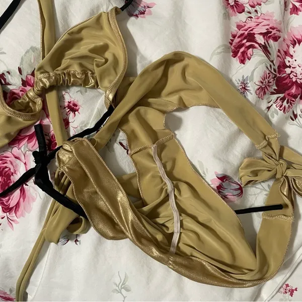 Gold 2pc Festy Wear - Image 6