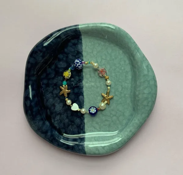 Handmade Starfish Beaded Bracelet - Image 2