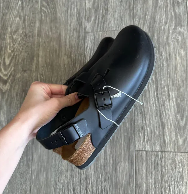 Black Tokio Super Grip Clogs - Image 4