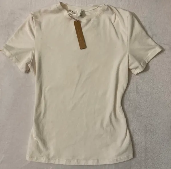 SKIMS Cotton Jersey T-Shirt XS - Image 2