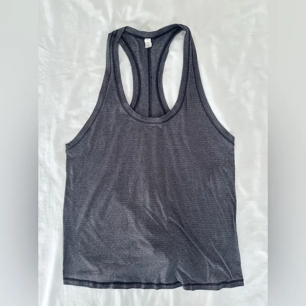 Lululemon Tie It Up Singlet - Heathered Black - 4 - Image 9
