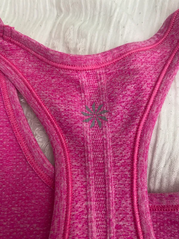 Athleta Pink Workout Tank Top - Image 3