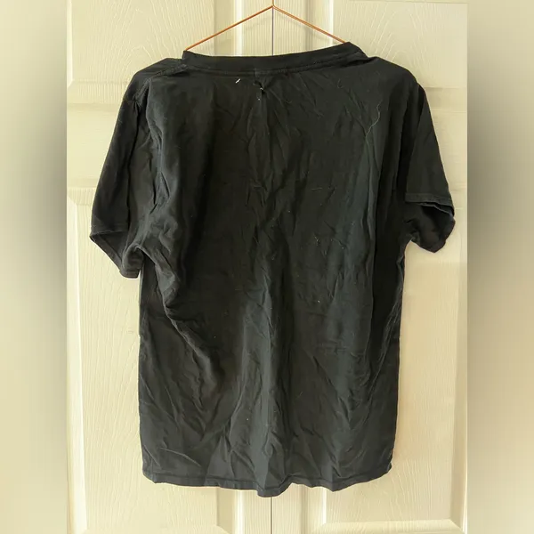 Good American black vneck‎ cotton tshirt 4 way stretch quick dry compression NWT - Image 11