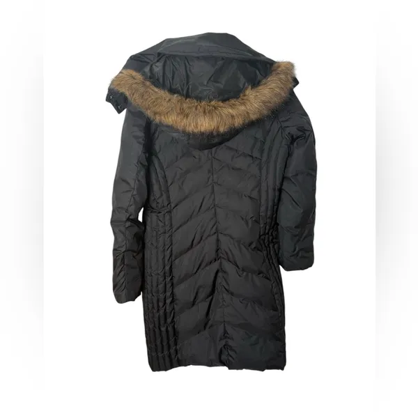 Marc NY parka quilted coat feather down mid length jacket removable‎ collar S - Image 3