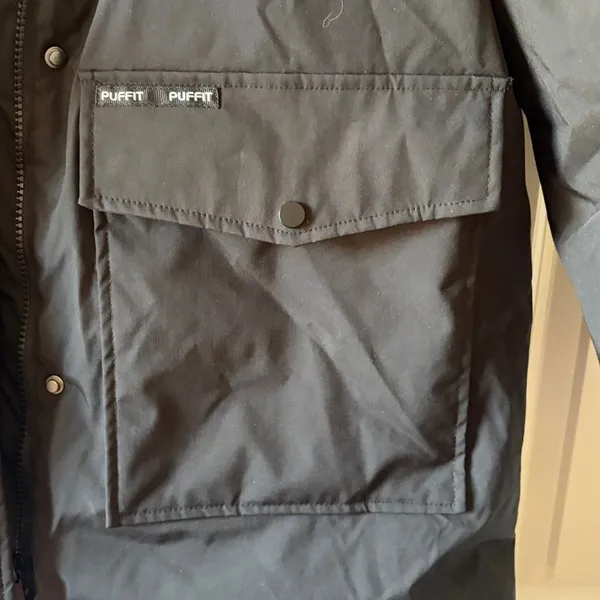 Puffit Black Parka Size XL - Image 3