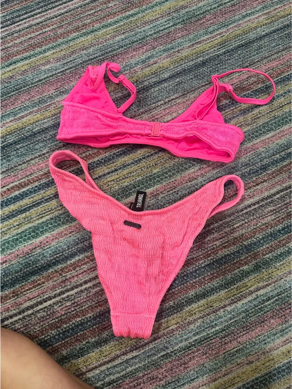 Triangl Pink Bikini Set - Image 3