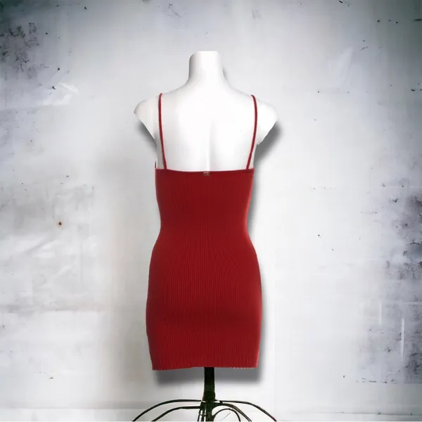 For Love And Lemons Red V Neck Mini Dress Size Large NWT - Image 2