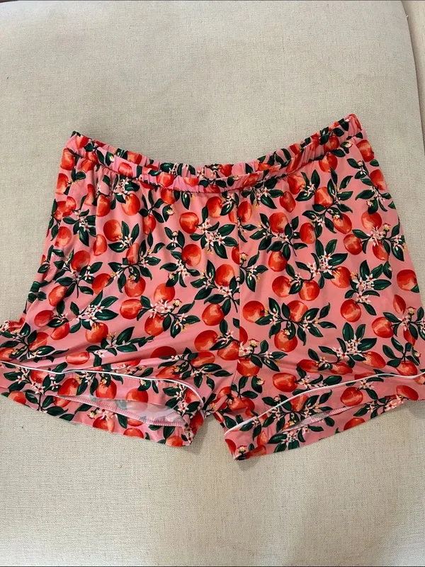 Draper James 2-Piece Cozy Long Sleeve Pajama Top and Pajama Shorts Set, 1X, NWT - Image 5