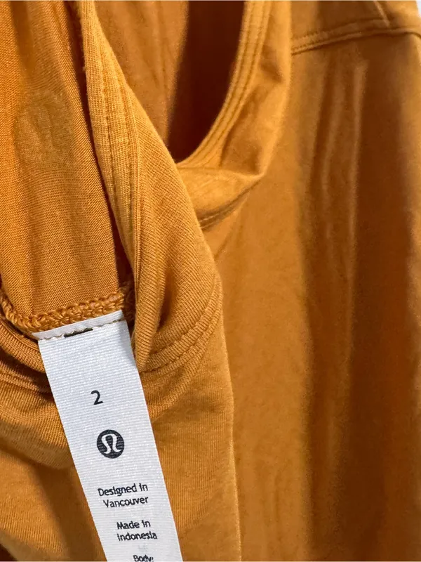 lululemon athletica Orange T-Back Camisole Tank - Image 4
