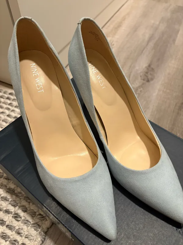 Nine West Light Blue Pointed Heels  - Image 2