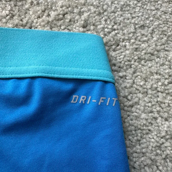 Blue Nike Pro Spandex Shorts Dri-Fit Like New Size S - Image 5