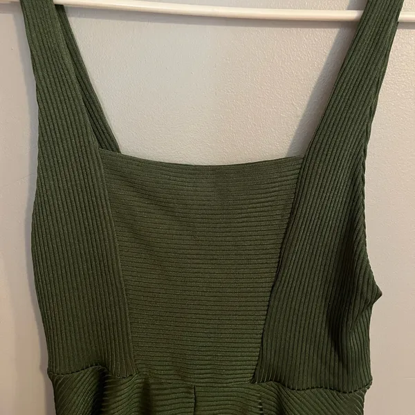 Urban Outfitters Army‎ Green Ribbed Romper Size M - Image 6