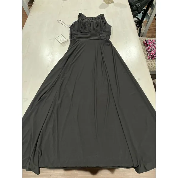 New w tags! SLNY black maxi long‎ dress size 10 - Image 5