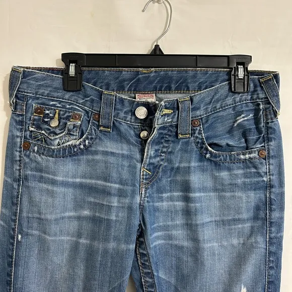 True Religion Blue Straight Legged Jeans‎ - Image 2