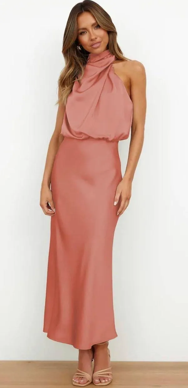 Amazon Satin Dress - Image 2