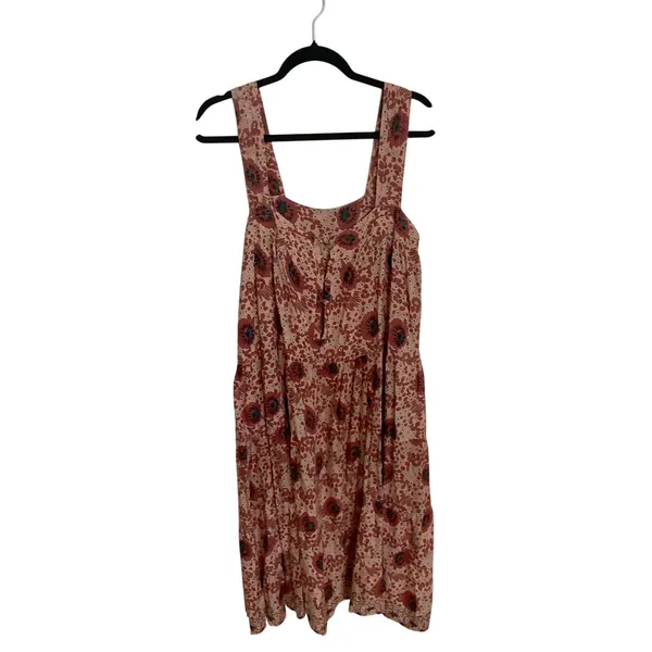 Natalie Martin Pink Floral Boho Midi Dress size small‎ - Image 6