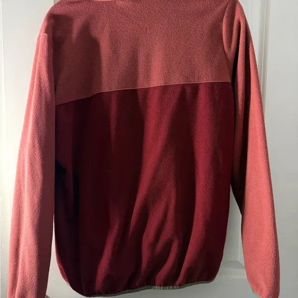 Columbia Two-Tone Red Crewneck Sweater - Image 2