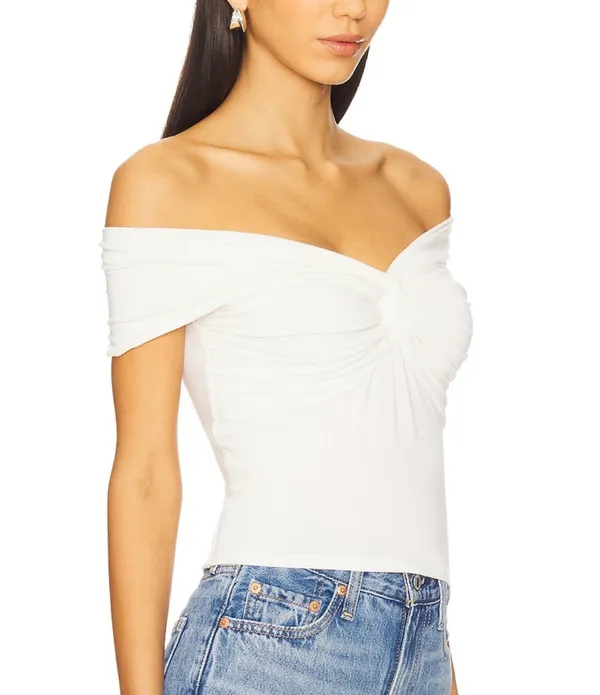 Revolve Good American White Top XS - Image 4