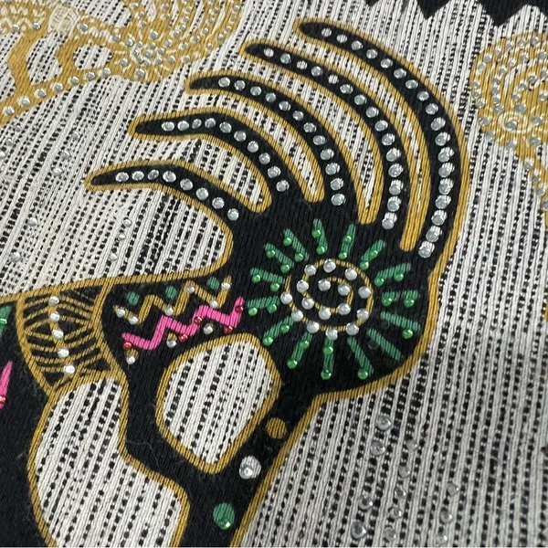 Vintage Kokopelli Bling Embellished Tee 100% cotton Made in USA Big Bang small - Image 3