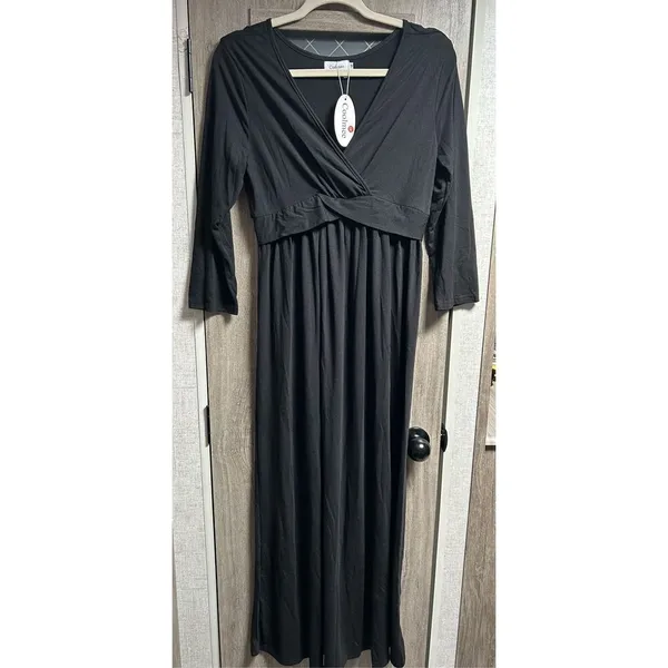 NEW Coolmee Maternity Dress V-Neck M 3/4 Sleeve M - Image 5