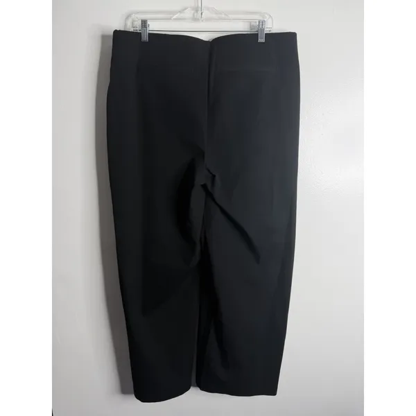 Old Navy High Rise Pixie Wide Leg Black XL Casual Minimalist Stretch Workwear - Image 3