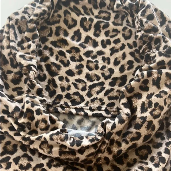 Gaze strapless Bodysuit in Brown and Black leopard print Size M - Image 6
