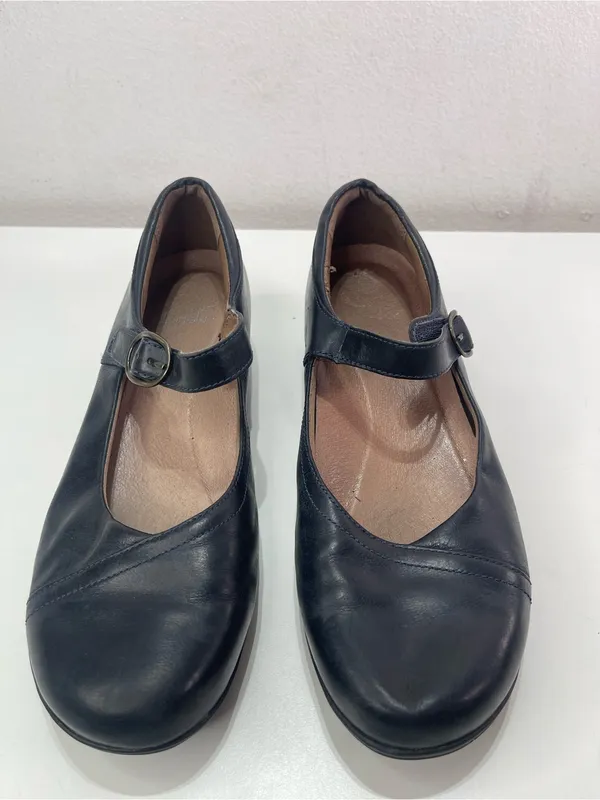 Dansko Leather Mary Jane Shoe Women 39 8.5 Boho Academia Minimalist Whimsigoth - Image 2
