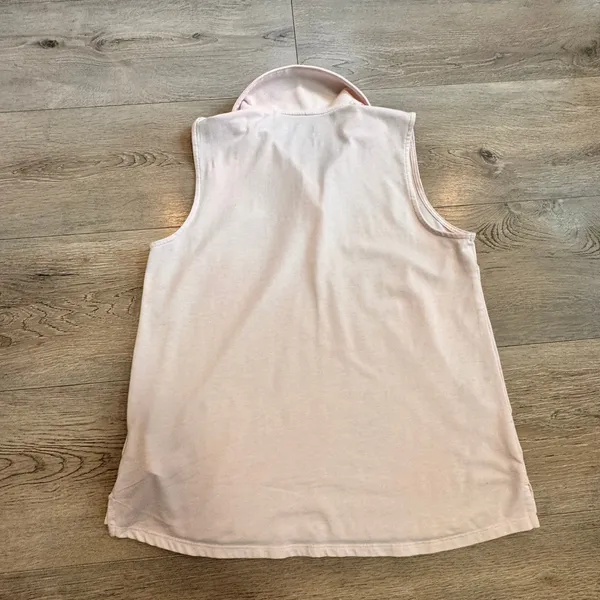 Puma Golf Polo Sleeveless‎ Athletic Tank Top Striped Pink Women's Size Small S - Image 2