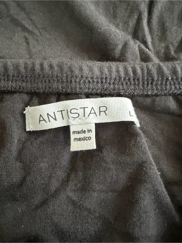 Antistar Black Strapless Fold-Over Tube Top - Image 3