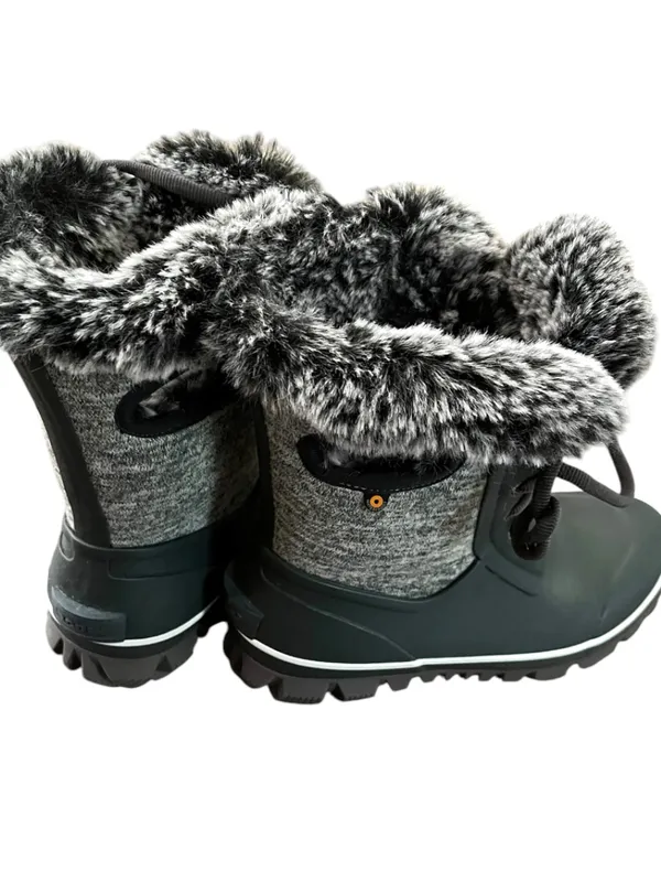 Bogs Women’s Arcata Knit Waterproof Winter Boots Gray Size 10 - Image 3