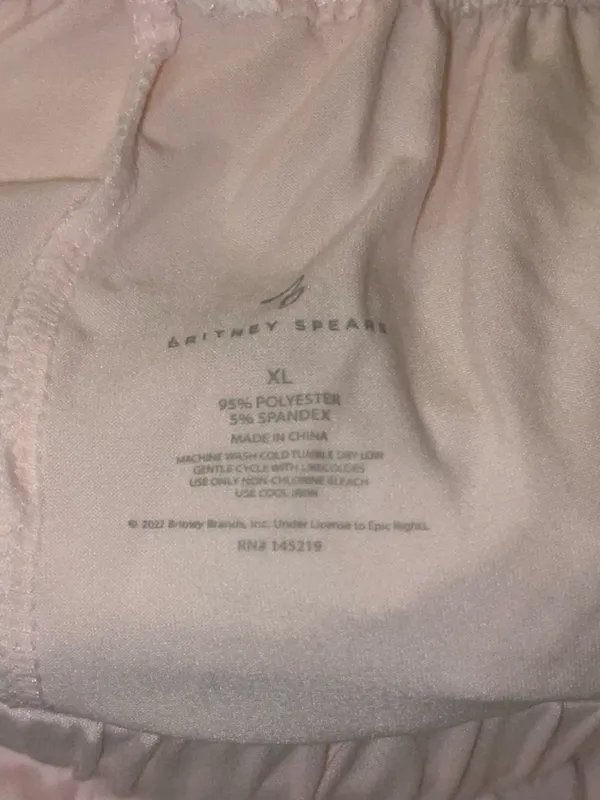 Aerie NWOT Britney Spears Light Blush Pink Drawstring Lounge Pants - Size XL - Image 3