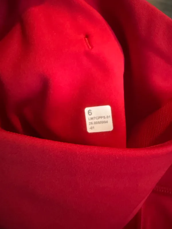 Lululemon Fast and Free HR Short 6” *Pockets Oxford Red 6 NWT - Image 6