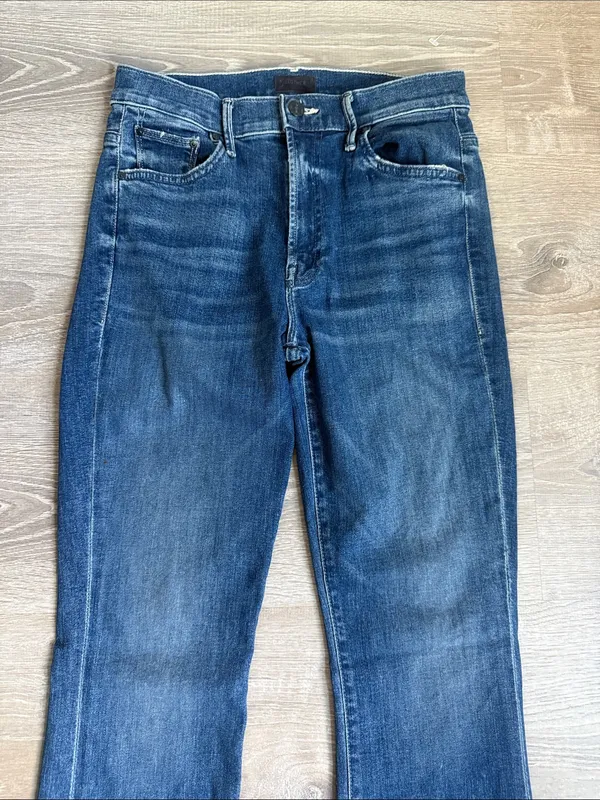 Mother Women's The Insider Crop Step Fray Jeans 27 - Image 5