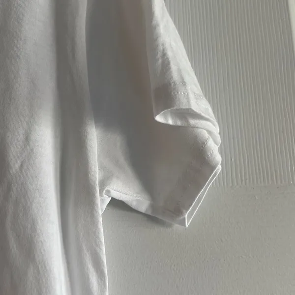 Black Score Addior - Adidas & Dior Collab White T-Shirt - Image 3