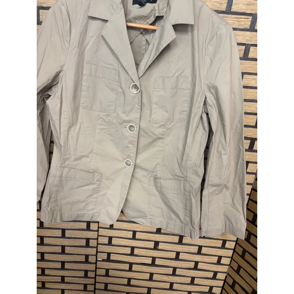 Talbots Tan Jacket‎ Size 10 Petite - Image 4