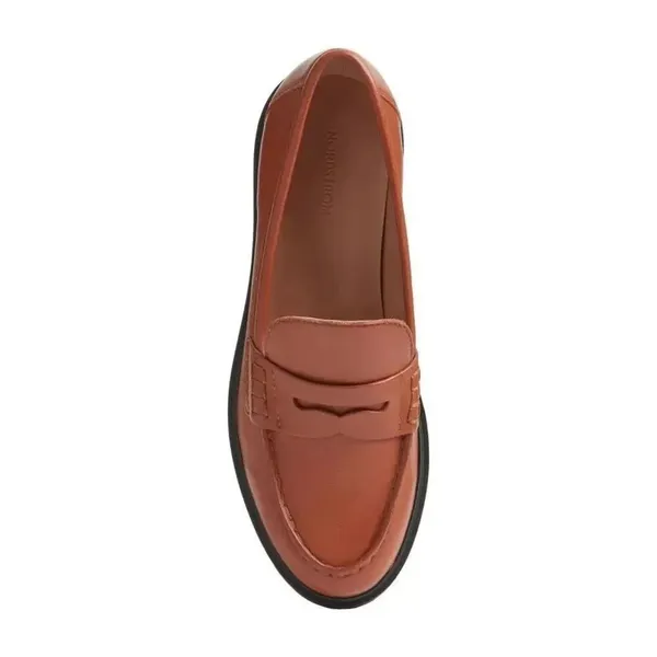 ✨NORDSTROM Lafayette Penny Sz 8 Loafer - Tan✨ - Image 5