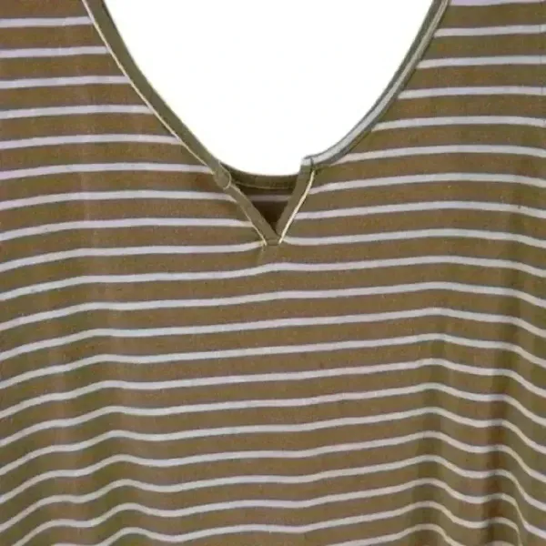 American Eagle Women's Striped yellow/gold and white Bodysuit Multicolor Size M‎ - Image 2