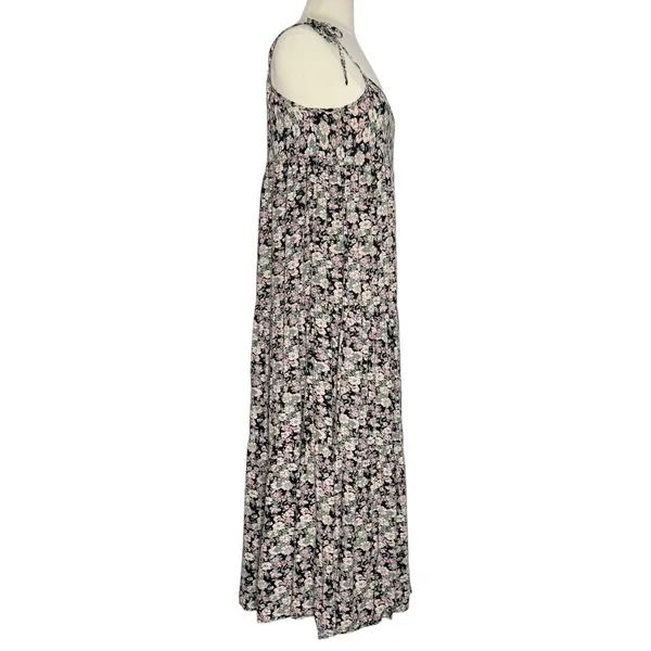 Natural Life Maxi Sundress Ditsy Floral Tiered Flowy Boho Cottagecore Prairie S - Image 2